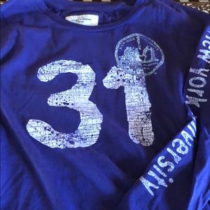 NYU long sleeve T shirt